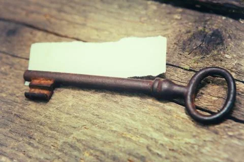 The key to the solution Foto stock