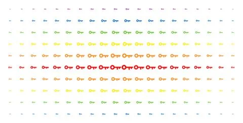 Key Spectral Halftone Grid Stockillustratie