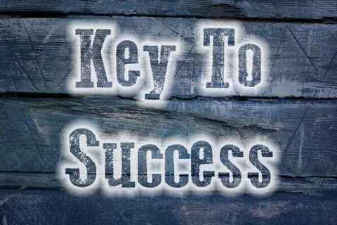 Key to success concept Stock Illustration
