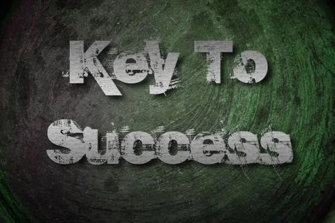 Key to success concept Stock Illustration