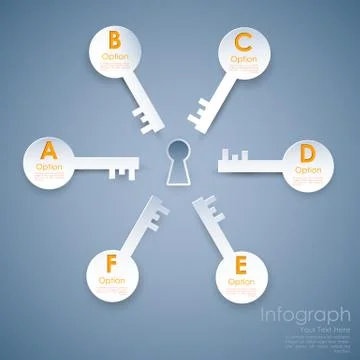 Key to Success Stock Illustration