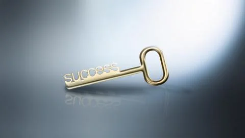 Key to success Stock Illustration