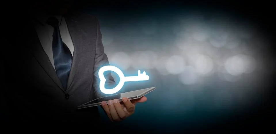 Key to success Stock Illustration