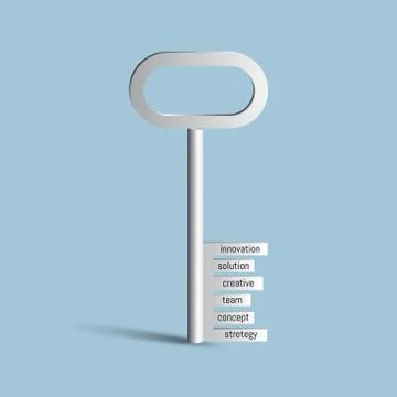 Key success Illustrazione stock