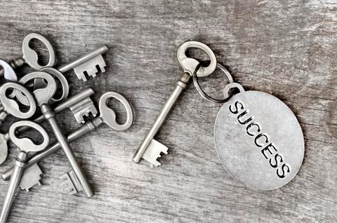 Key of success Stock Photos