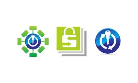 Key of success Template Set Stock-Illustration