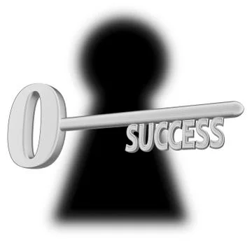 Key to succsess Stock Illustration