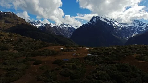 Key Summit Mountain Aerial Stock-Footage 90237791