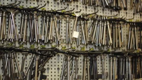 Key - Swinging Right One Stock Footage 10589760