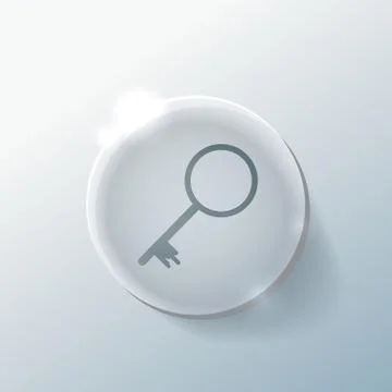 Key symbol icon Stock Illustration