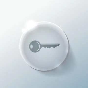 Key symbol icon Stock Illustration