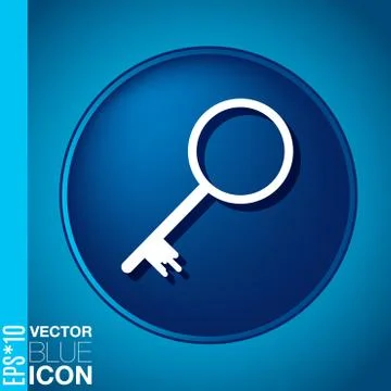 Key symbol icon Stock Illustration