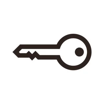 Key symbol Stock Illustration