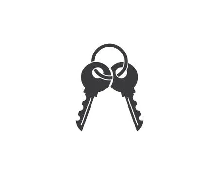 Key symbol illustration Stock Illustration