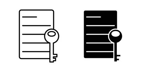 Key takeaway icon vector art Illustrations Stock Illustration