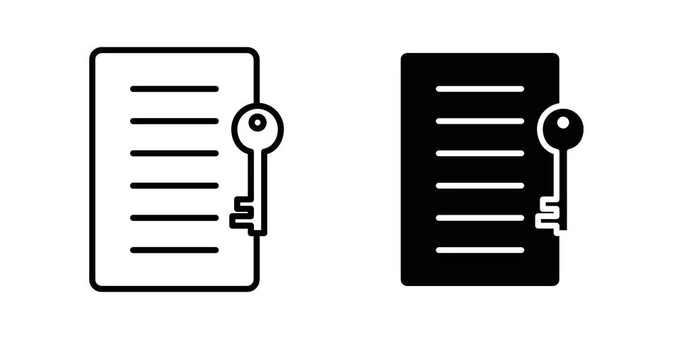 Key takeaway icon vector design illustrations Stock Illustration