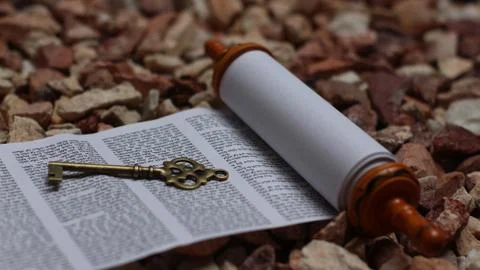The key is the Torah 库存照片