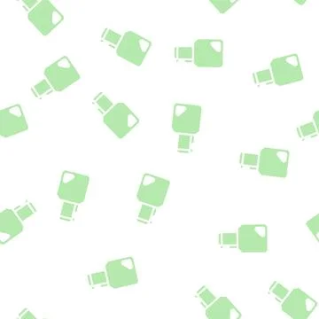 Key for twist lock glyph vector seamless pattern Stock Illustration
