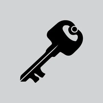 Key vector art illustration Ilustración de archivo
