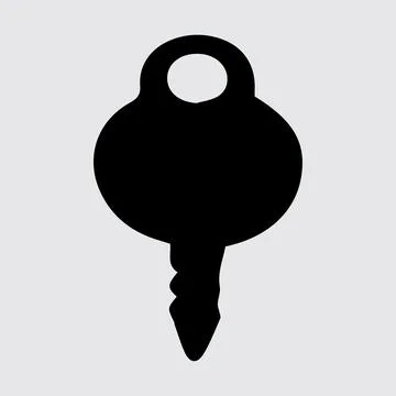 Key vector art illustration Ilustración de archivo