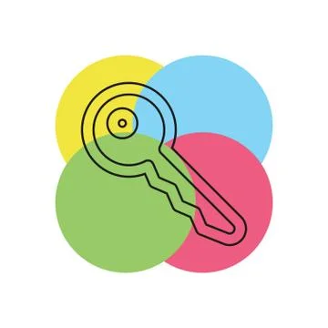Key vector icon Stock Illustration