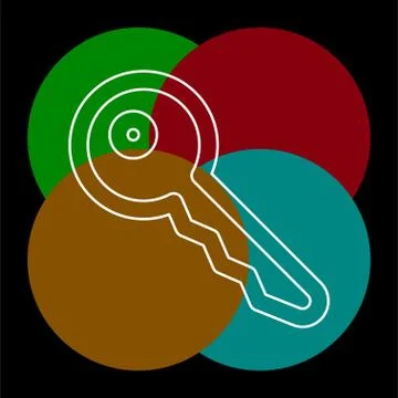 Key vector icon Stock Illustration