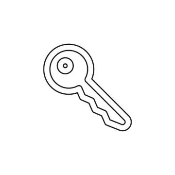 Key vector icon Stock Illustration