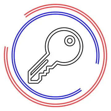 Key vector icon Stock Illustration