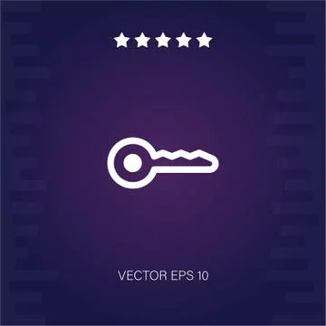 Key vector icon Stock Illustration