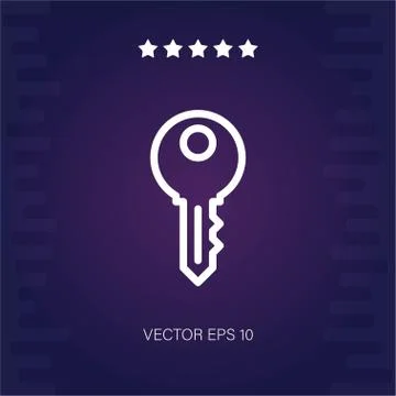 Key vector icon Stock Illustration