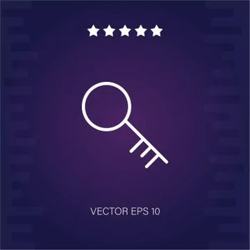 Key vector icon Stock Illustration
