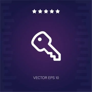 Key vector icon Stock Illustration