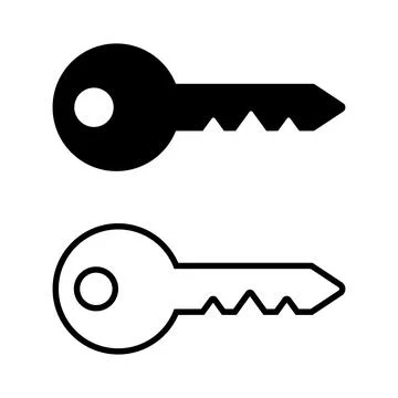 Key, vector icon. Stock Illustration