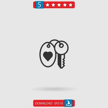 Key vector icon Stock Illustration