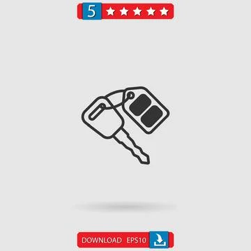 Key vector icon Stock Illustration