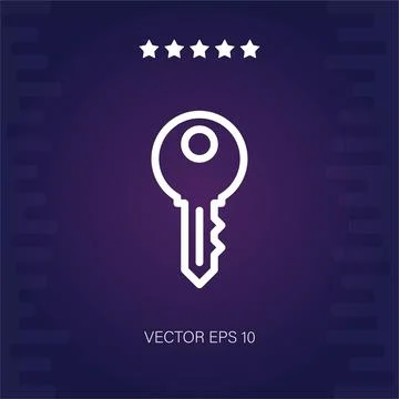 Key vector icon Stock Illustration