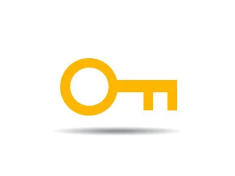 Key vector illustration icon Stock Illustration