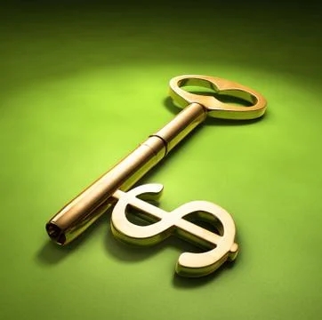 Key to wealth Foto stock