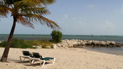 Key West Beach Stock Footage 1085030