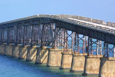 Key west bridge Stock Photos