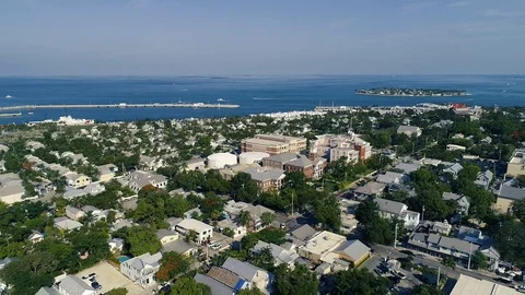 Key West Florida Drone Back Stock Footage 94827853