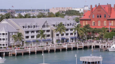 Key West, Florida Waterfront Stock Footage 37348516