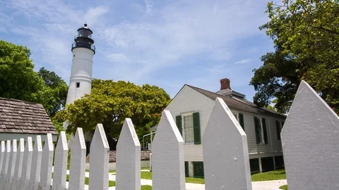 Key West Lighthouse Slider Stock Footage 94589326
