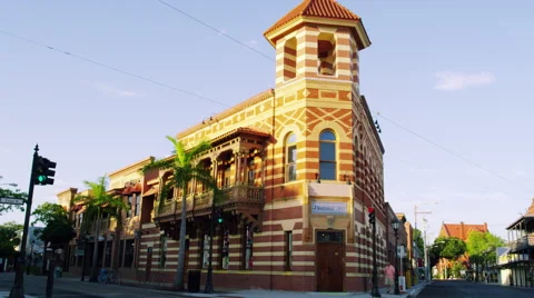Key West Mallory Town Square Building Florida 5K HD 스톡 동영상 67905141
