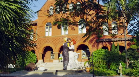Key West Mallory Town Square Museum of Art and History Building Florida 5K HD Stockbeeldmateriaal 67905191