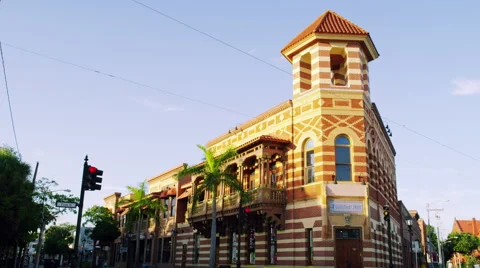 Key West Mallory Town Square Building Florida 5K HD Vídeo Stock 67905214
