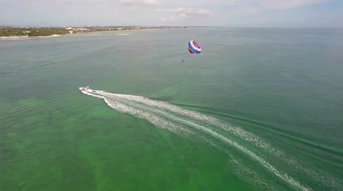 Key west parasail 2 動画素材 35580019