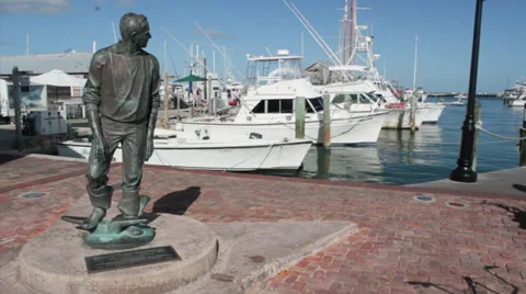 Key West Seaport Stock Footage 35347619