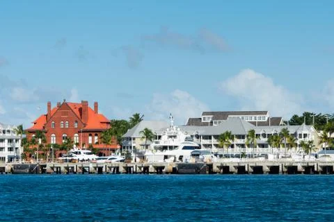Key west skyline Stock Photos