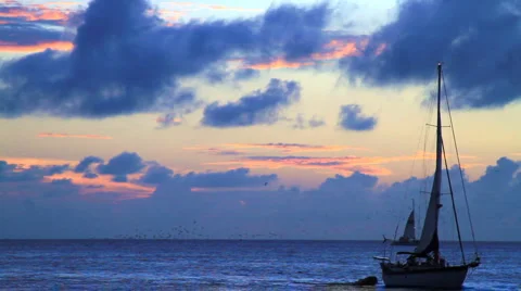 Key West Sunset 5 Stock Footage 925551